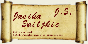 Jasika Smiljkić vizit kartica